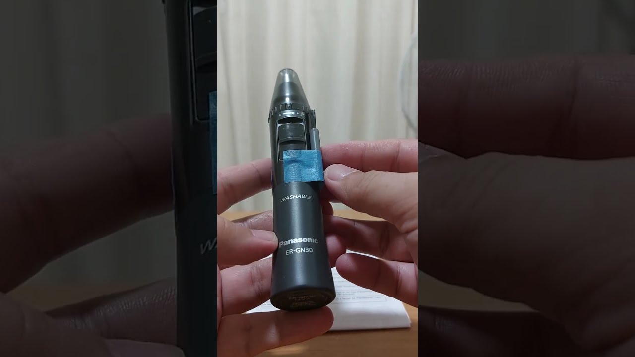 Panasonic ER-GN30-K Nose, Ear n Facial Hair Trimmer Wet/Dry Black Unboxing
