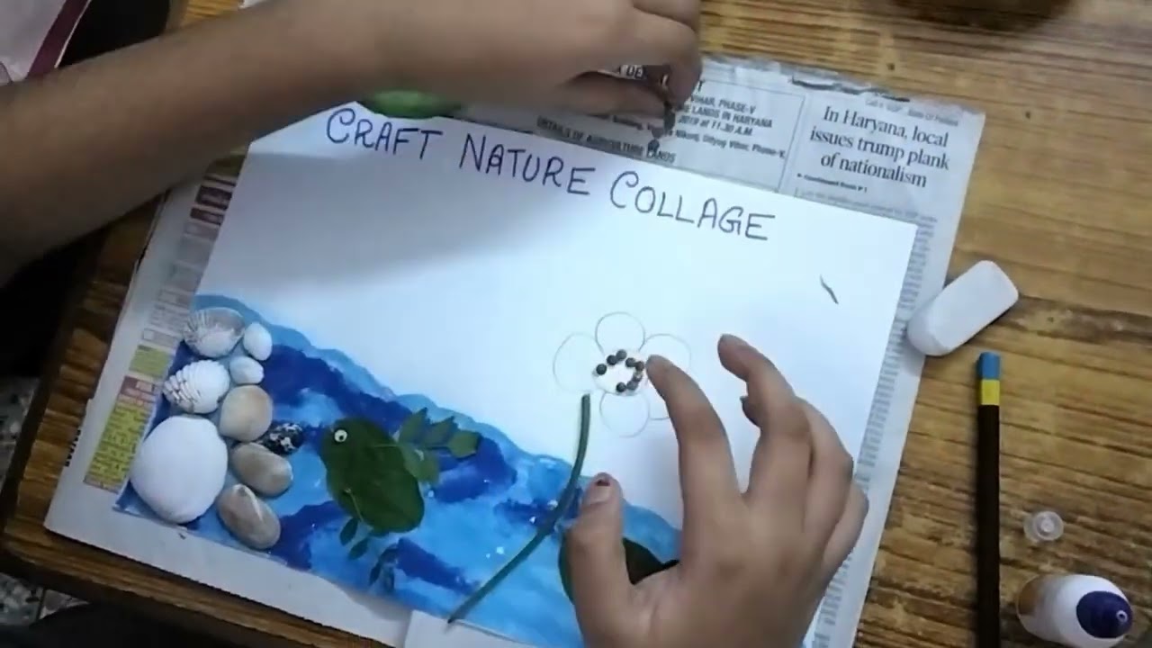 Nature Collage with Natural things | Fabulous World of Anvi
