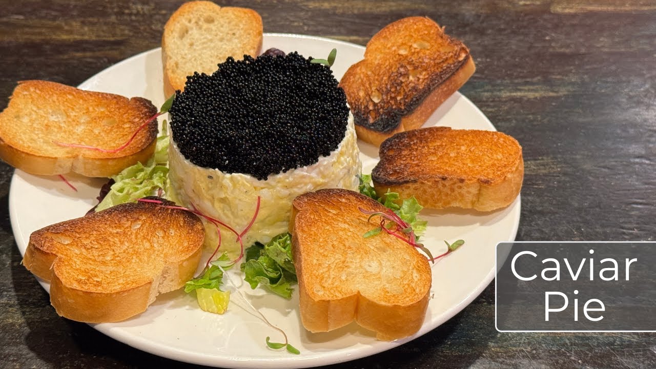 Easter Caviar Pie - Chef Jason Bunin Cocoa Beach, Fl