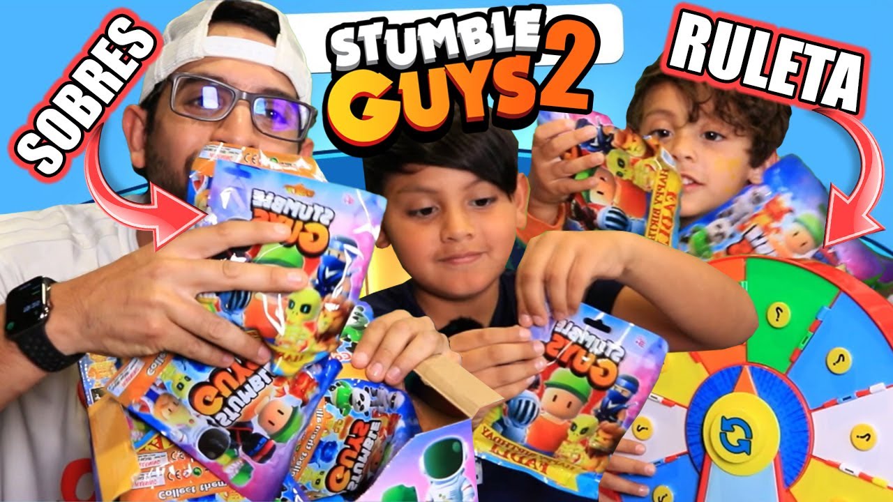 ABRIMOS FIGURAS DE STUMBLE GUYS 2 | CAJA DE SOBRES SORPRESA DE STUMBLE GUYS | Juegos Karim Juega