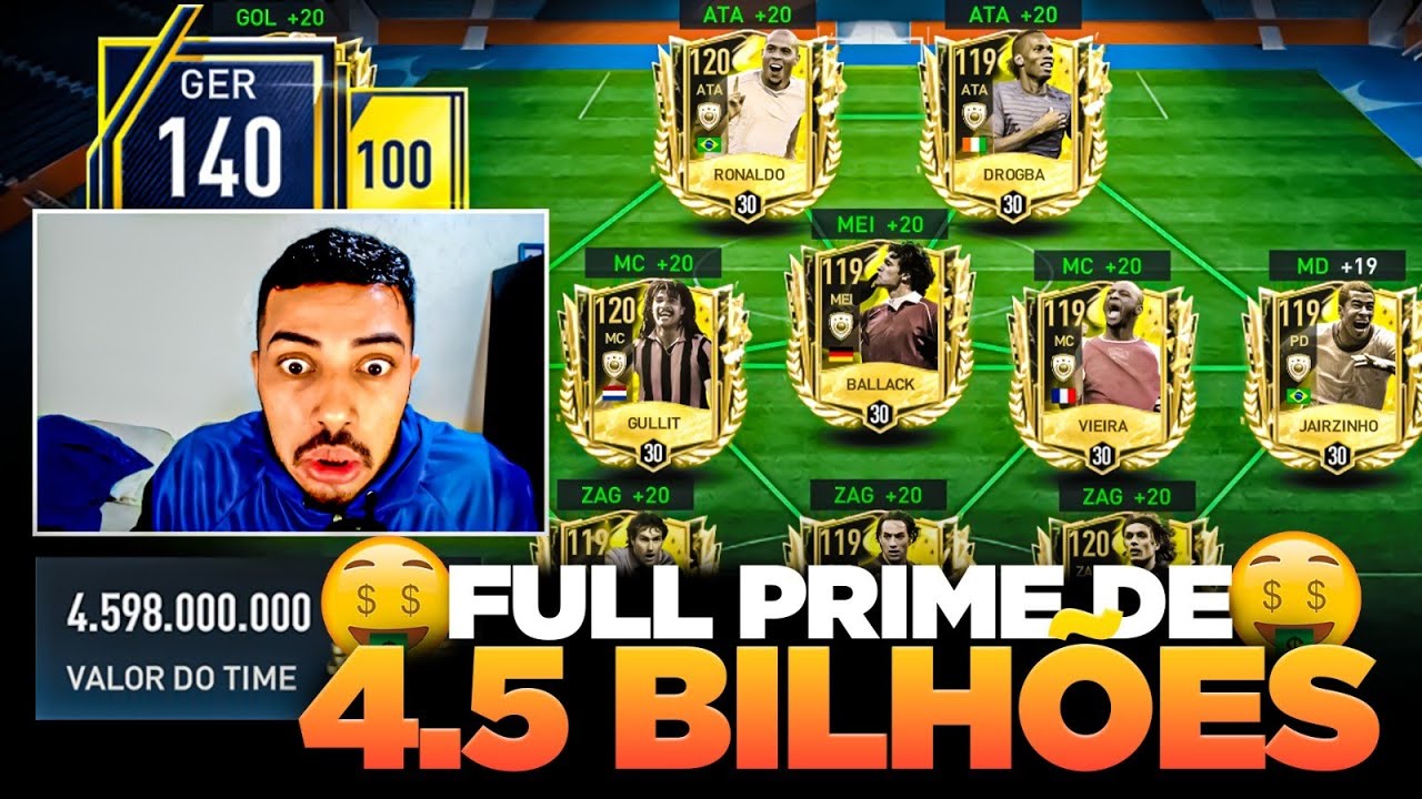 MDS 😱 TIMAÇO DE 4.5 BILHÕES FULL PRIME 🤑 | MAIOR OVER DO MUNDO & MELHORES CARTAS DO FIFA MOBILE 23 🔥