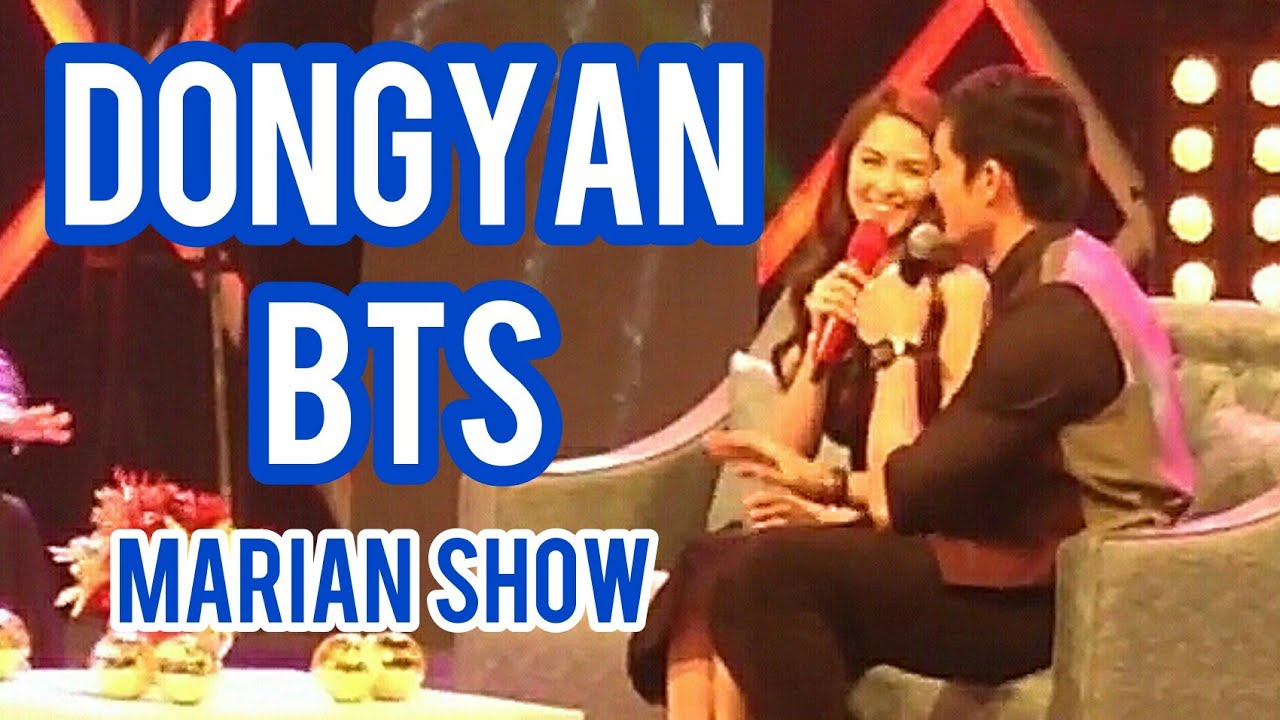 DONGYAN - Dingdong Dantes and Marian Rivera BTS — MARIAN SHOW