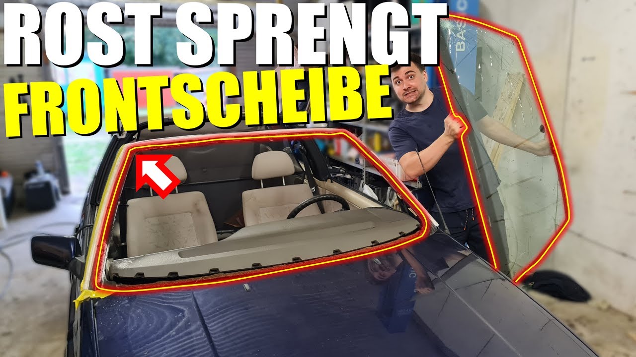 Frontscheibe beim GOLF 3 tauschen/wechseln | Neue Windschutzscheibe für den TÜV✅️