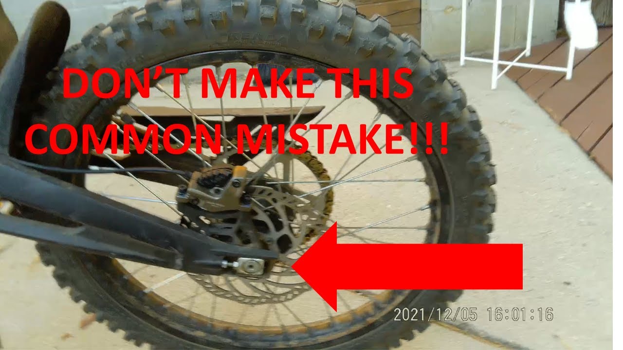 Sur-Ron Rear Hub Alignment - IMPORTANT!