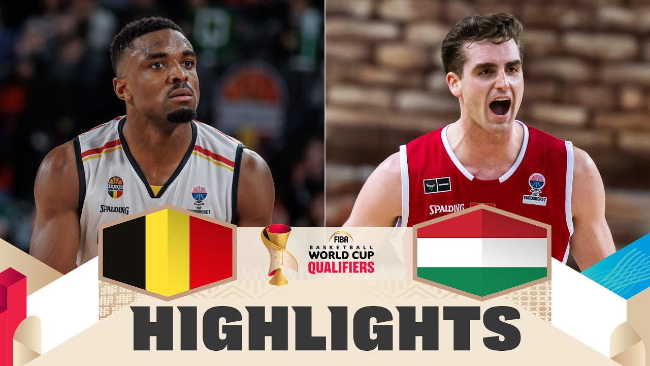 Belgium 🇧🇪 v Hungary 🇭🇺 | Highlights | FIBA Basketball World Cup 2027 European Qualifiers