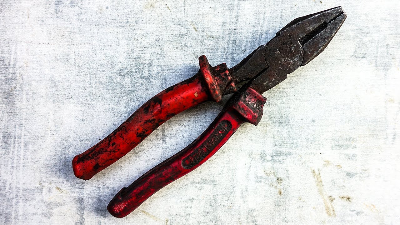 Plier Restoration And Cleaning No Polishing!