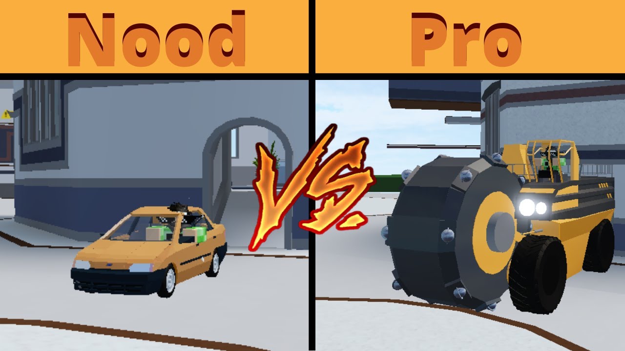 Roblox | Car Crushers Noob VS Pro