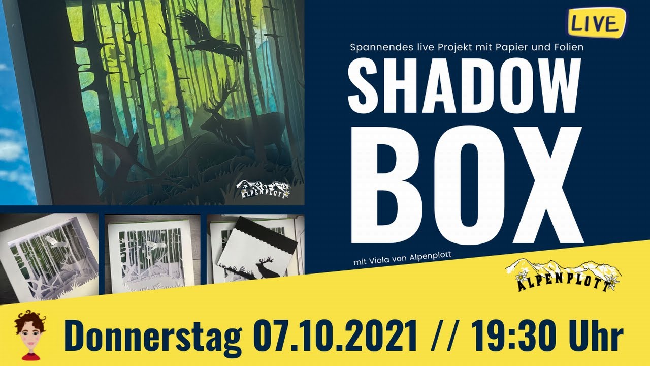 Shadow Box - kreativ mit Papier und Folie