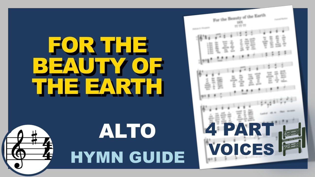 For the Beauty of the Earth Alto G Major