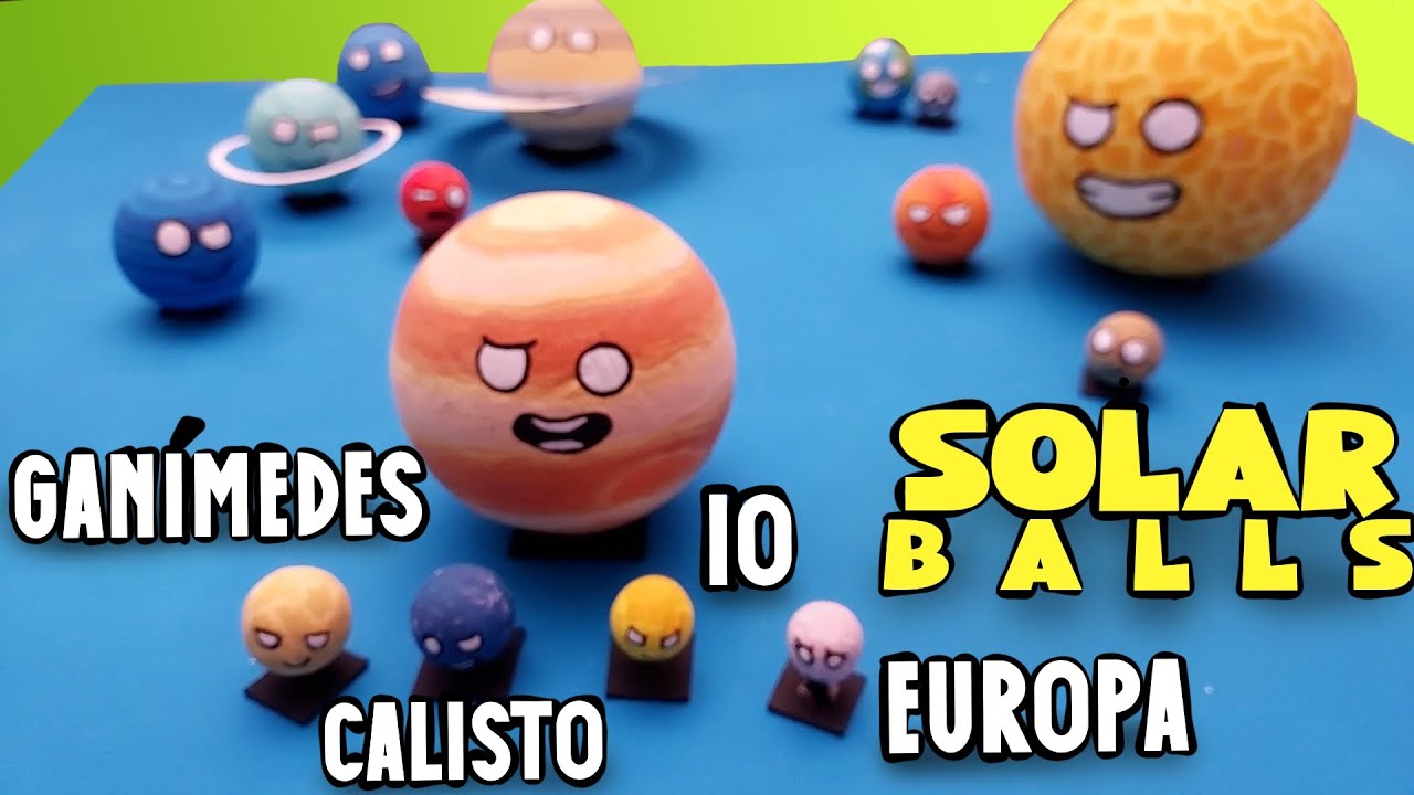 👉⚪Cómo hacer las Lunas Galileanas de Júpiter de Solarballs🌞