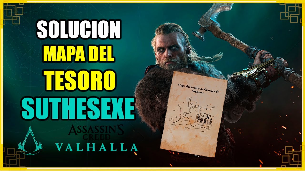 Soluci&oacute;n Mapa del Tesoro de Crawley (Suthesexe) - Assassin's Creed Valhalla