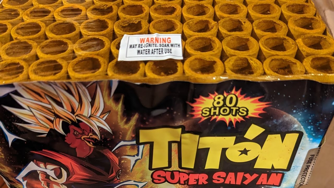 Titon Super Saiyan 80 Shot Firework "160 Breaks"