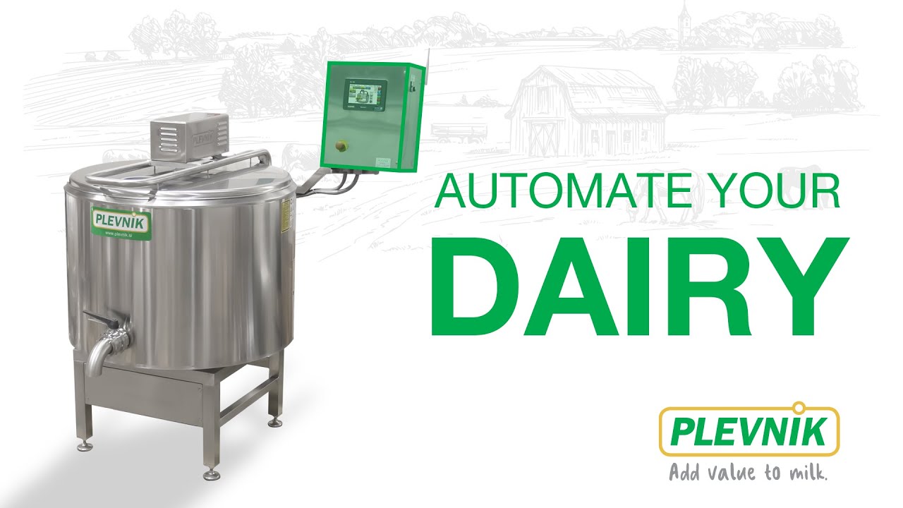 Cheese robot - Automate Your Cheese Making Dairy with Plevnik Smart Controller MC 700i