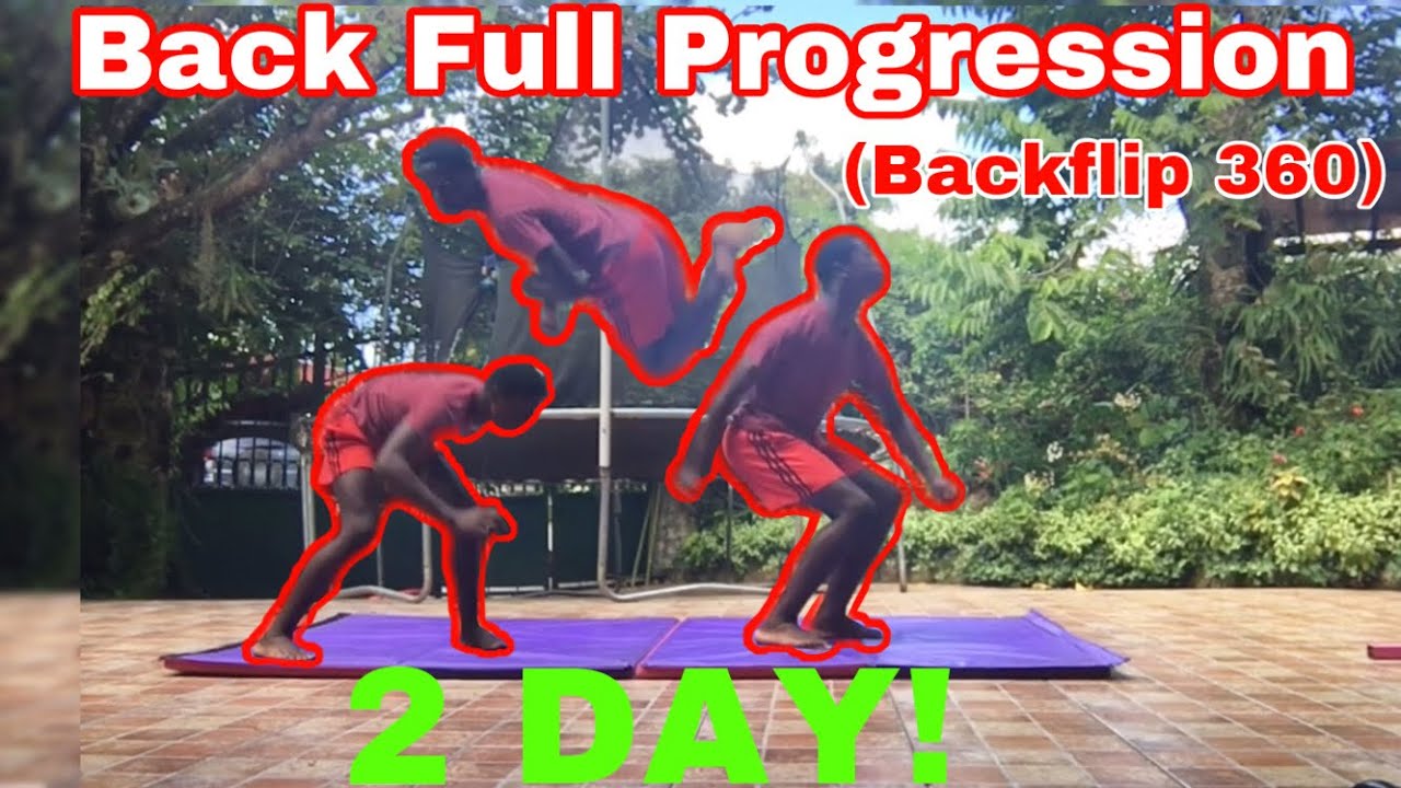 Standing Full / Backflip 360 Progression 2 Days