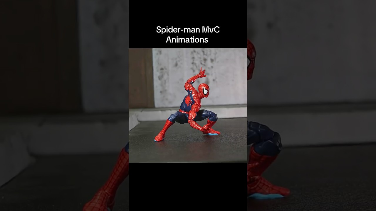 Spider-Man Marvelvscapcom reanimated #actionfigures #marvellegends #spiderman #stopmotion #mvc2