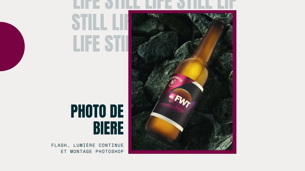 PHOTO de BIERE couchée – STILL LIFE #06