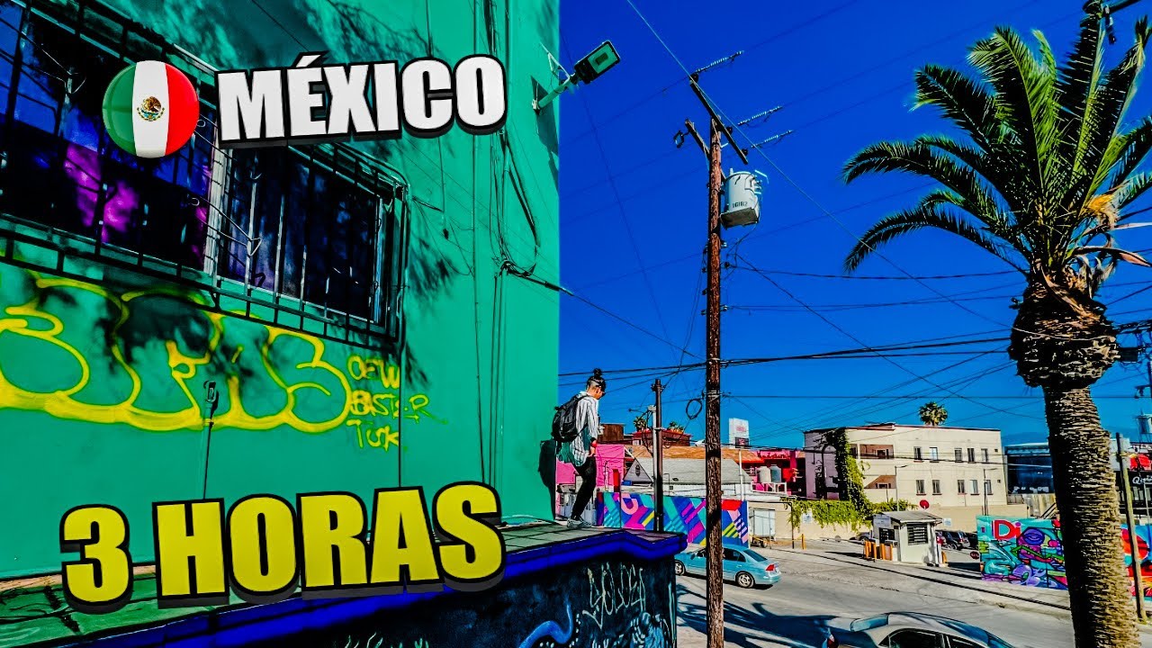 CRUZO FRONTERA en carro para comer, problema TERCERMUNDISTA, bésame mucho, choque y todo lo que hice