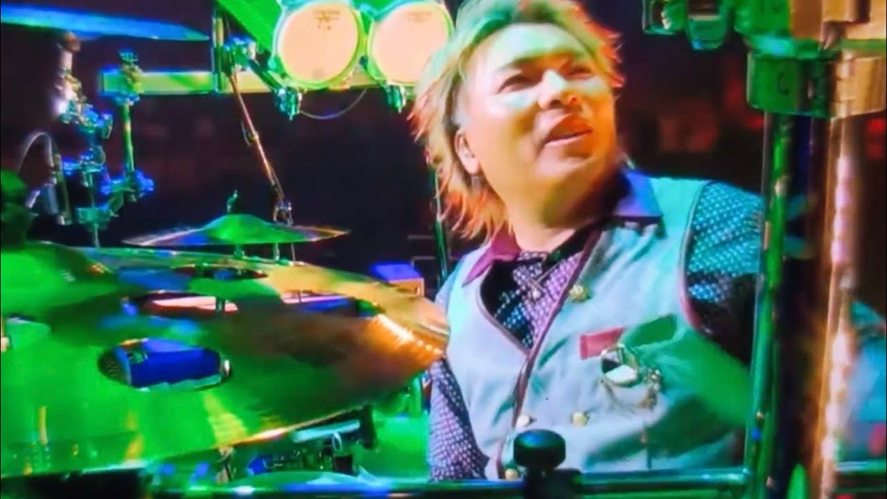 横にして観るべし。LUNASEA真矢DrumSolo動画。tour2018-The Luv-Final日本武道館