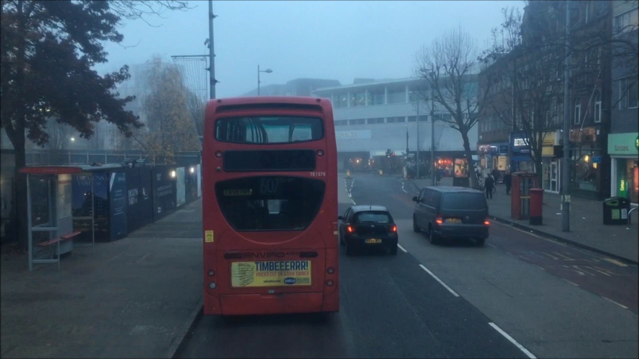 FULL ROUTE VISUAL | London Bus Route 607 - Uxbridge to White City | TE1582 (LK08FND)