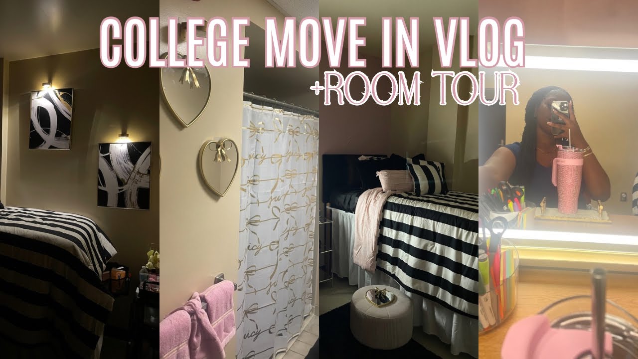 COLLEGE MOVE IN DAY VLOG+DORM TOUR |FSU CARE25| unpacking, cleaning, shopping, etc