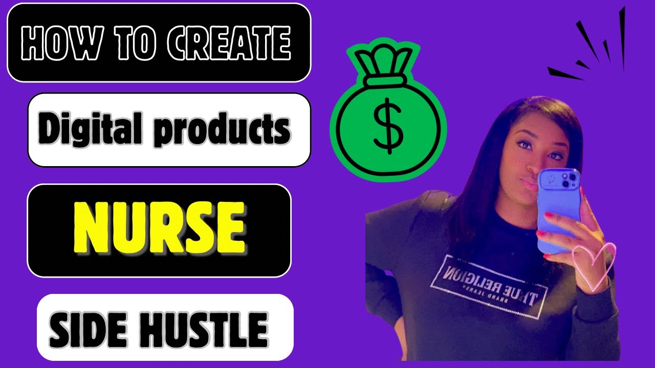 How to Create a Free Digital Product on Canva | Extra Income for Nurses 💻💰