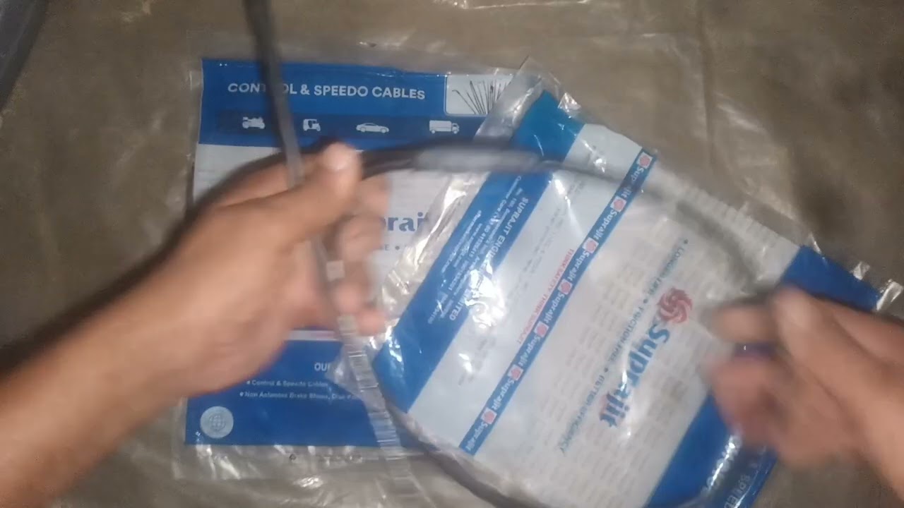HERO SUPER SPLENDOR AND HF DELUXE BIKE KI Suprajit accelerator and THROTTLE cable MRP and unboxing