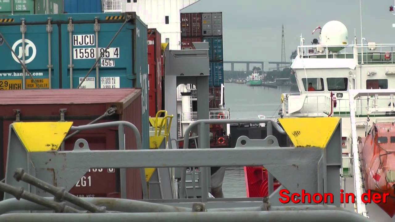 Frachtschiffreise 2013 Henneke Rambow Teil 1 Hamburg bis Malmö