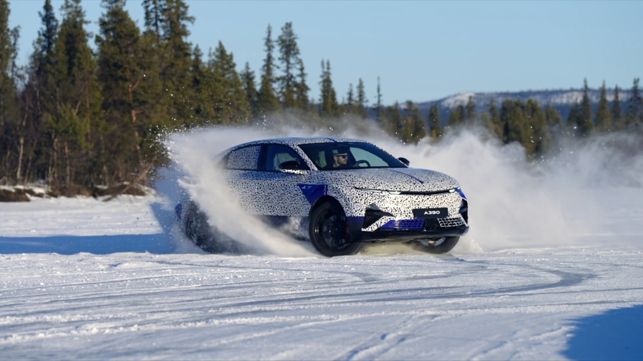 Alpine A390 – Ice and Snow Test