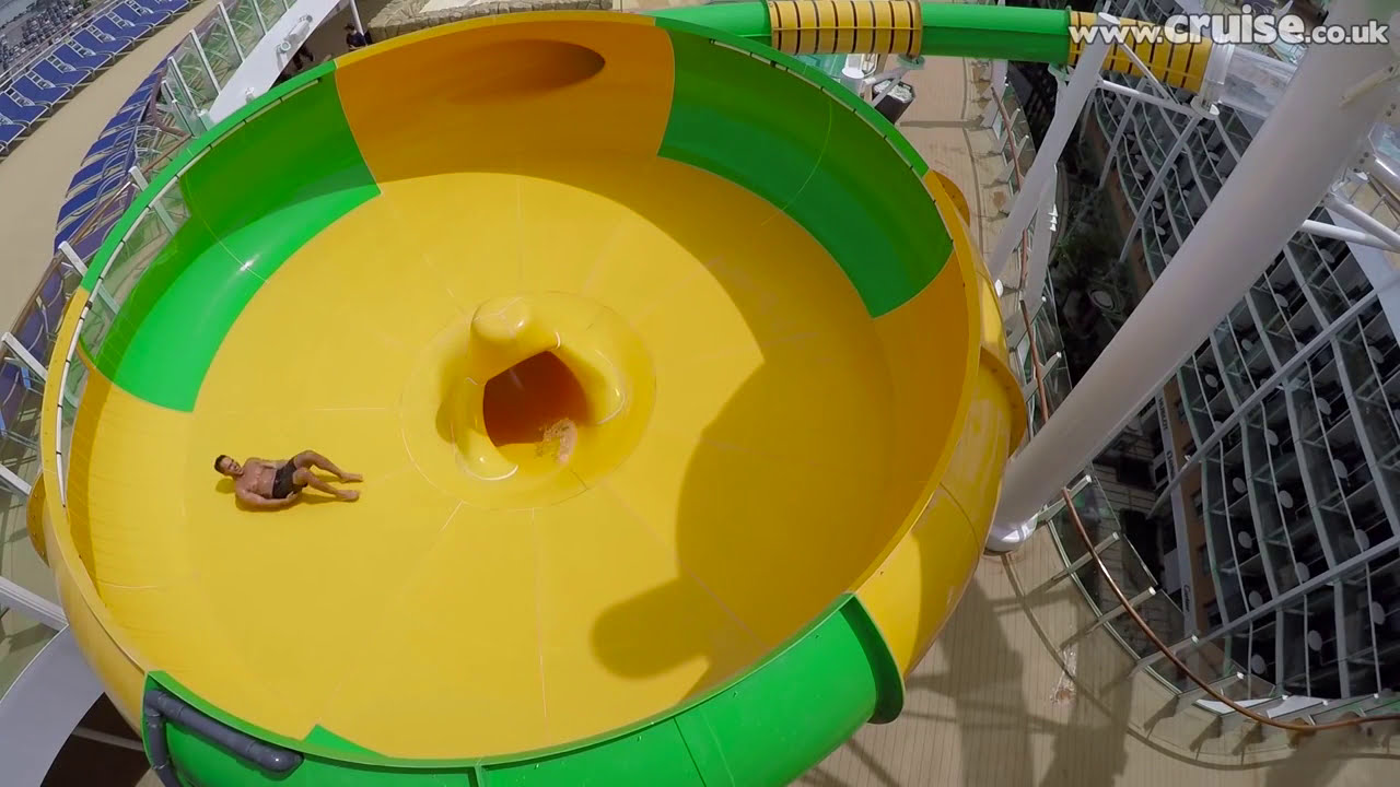 Royal Caribbean Harmony of The Seas' Perfect Storm Waterslide