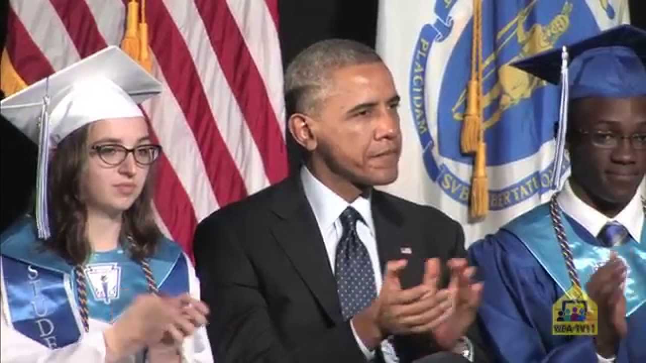 Worcester Technical High School - Graduation 2014 with commencement speaker, President Obama