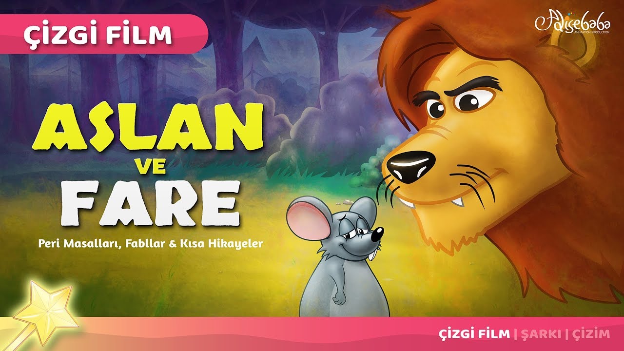 Adisebaba &Ccedil;izgi Film Masallar - Aslan ve Fare