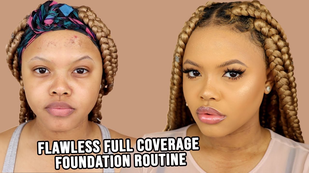 My Flawless, Glowy, Full Coverage Foundation Routine | Naturally Sunny