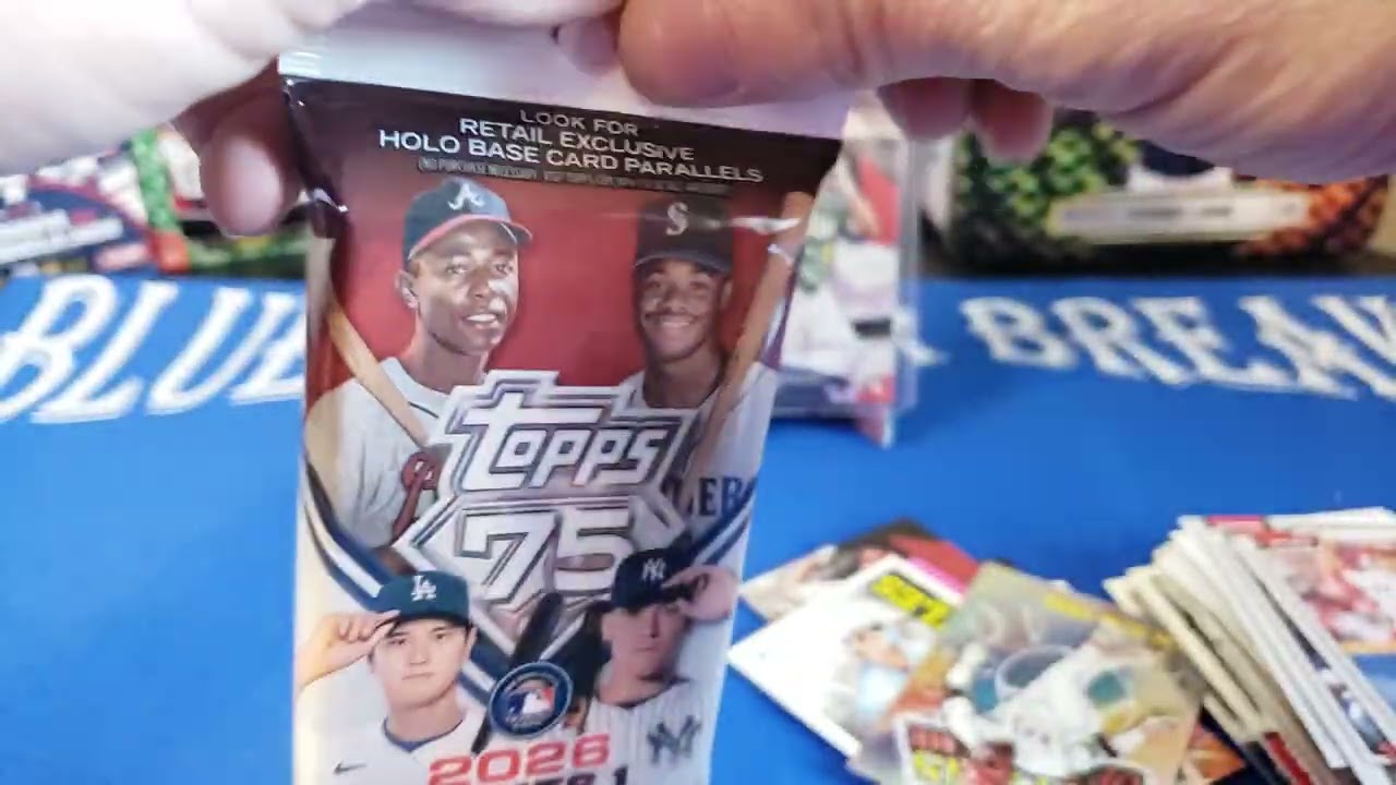 Fat pack Sunday Funday. 2026 Topps Baseball is here. #begood #topps #mlb