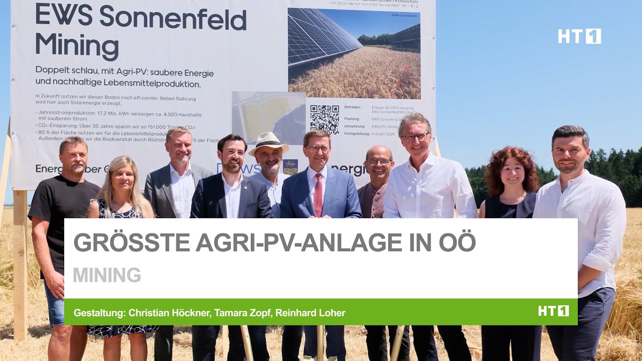 Sonnenstrom & Landwirtschaft – Energie AG baut auf Zukunft mit größter Agri-PV-Anlage OÖs!