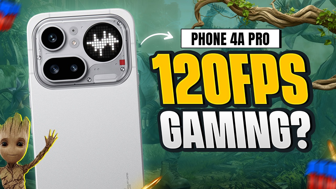Nothing Phone 4a Pro BGMI Test 🔥 120 FPS or Just Hype? Real Truth!