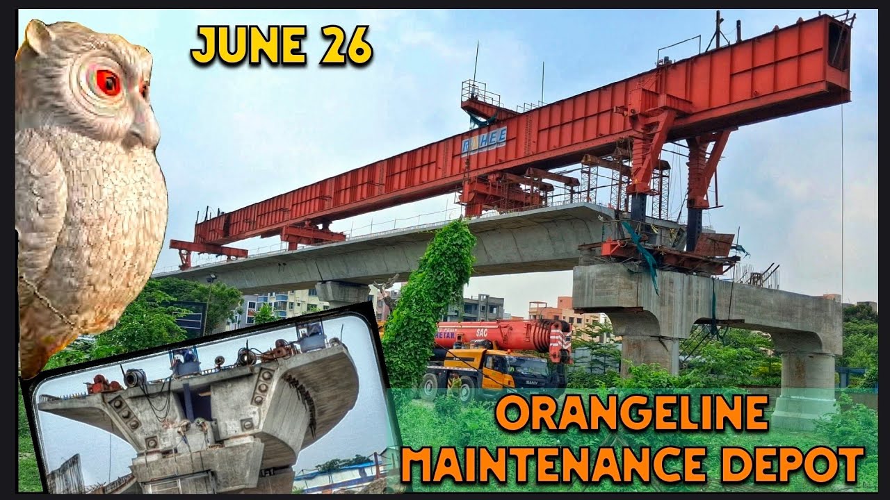 Orangeline Maintenance Depot Construction Update. June 2026.