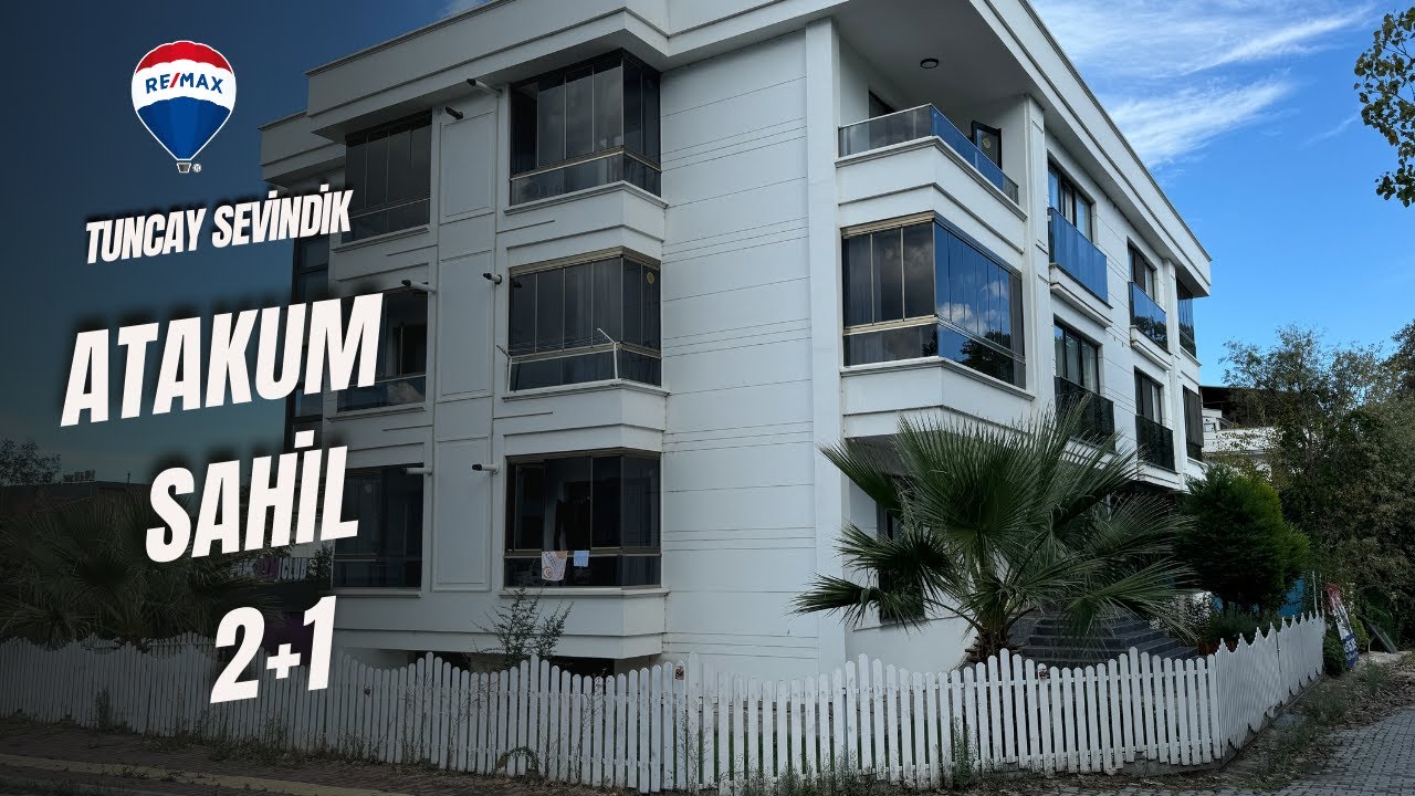 ✅ SATTIM / ATAKUM KÖRFEZ SAHİLDE 2+1 BAHÇELİ ve EŞYALI FIRSAT DAİRE