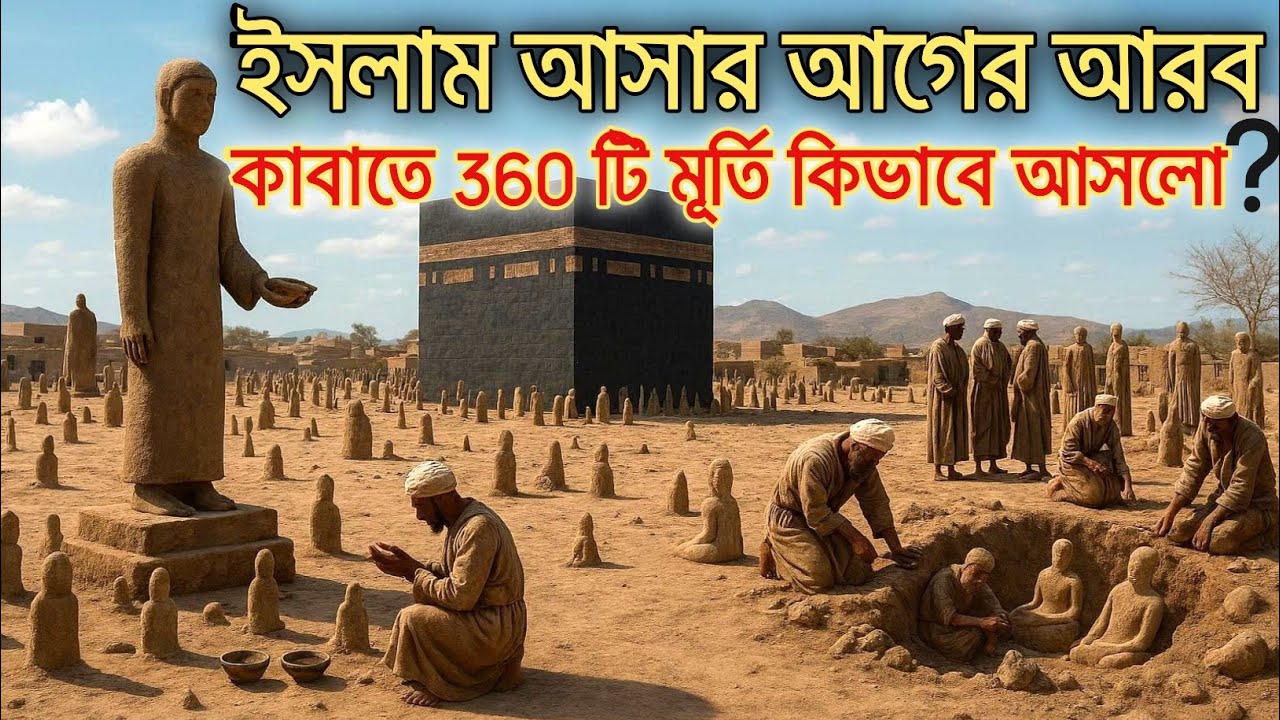 ইসলাম আগমনের পূর্বে আরব কেমন ছিল | ৩৬০ টি মূর্তি কিভাবে আসলো? | What Was Arabian Like Before Islam