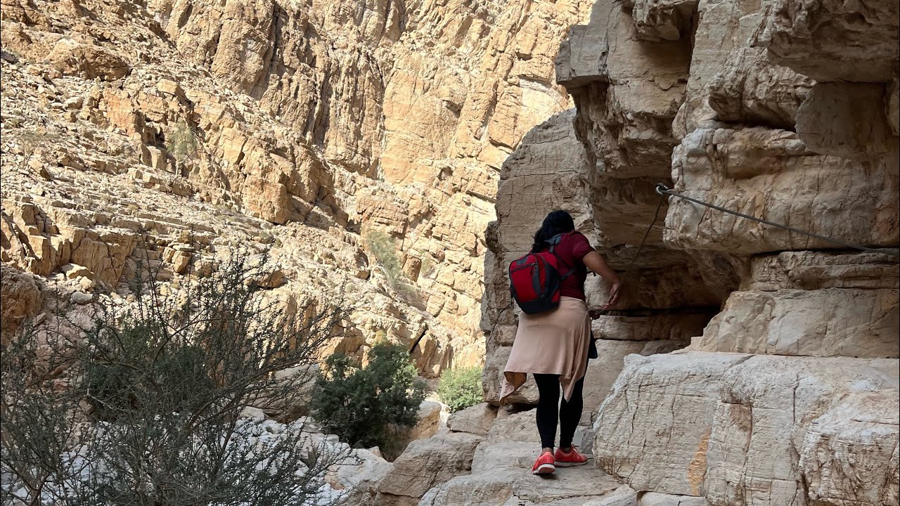 4K Hike 🏞️ Wadi Naqab Red Wall Koub Canyon Trails | Ras Al Khaimah UAE 2025 #RockMountain #Fitness