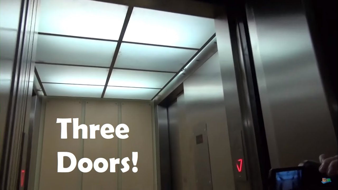 Epic Motor on a Three Door ThyssenKrupp TALKING Elevator at UT Austin!