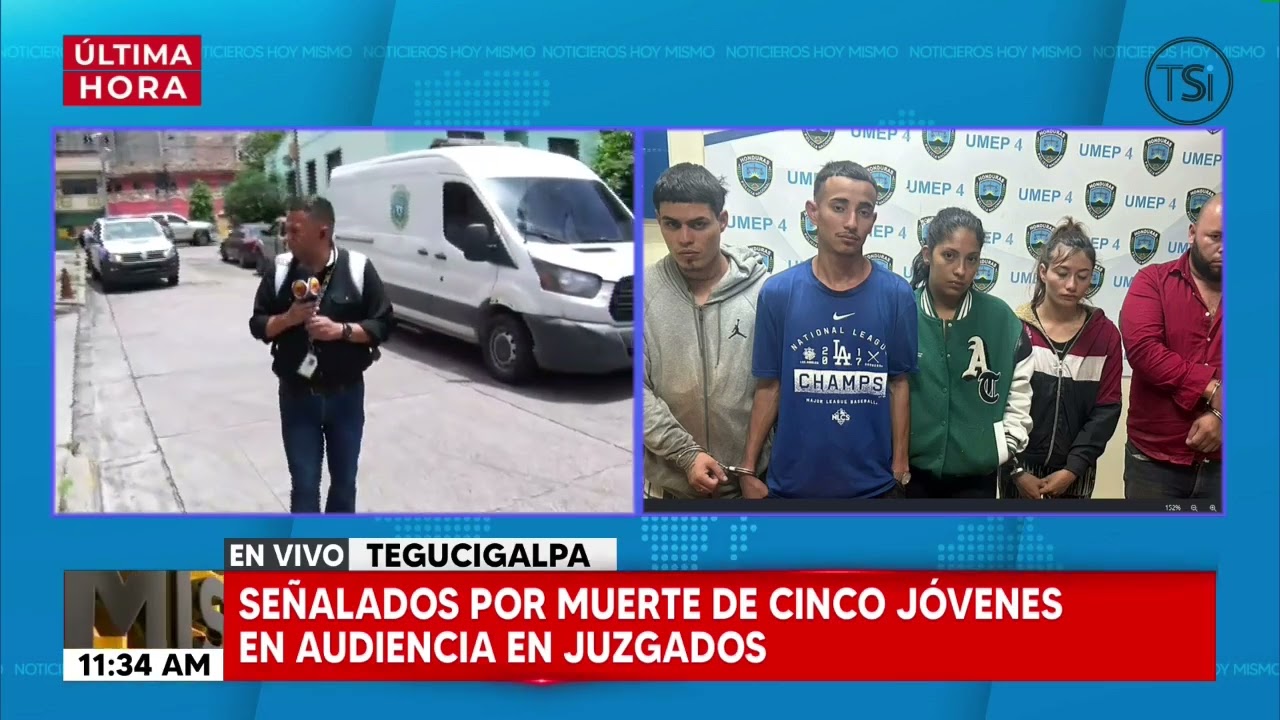 Señalados por muerte de cinco jóvenes en audiencia en juzgado