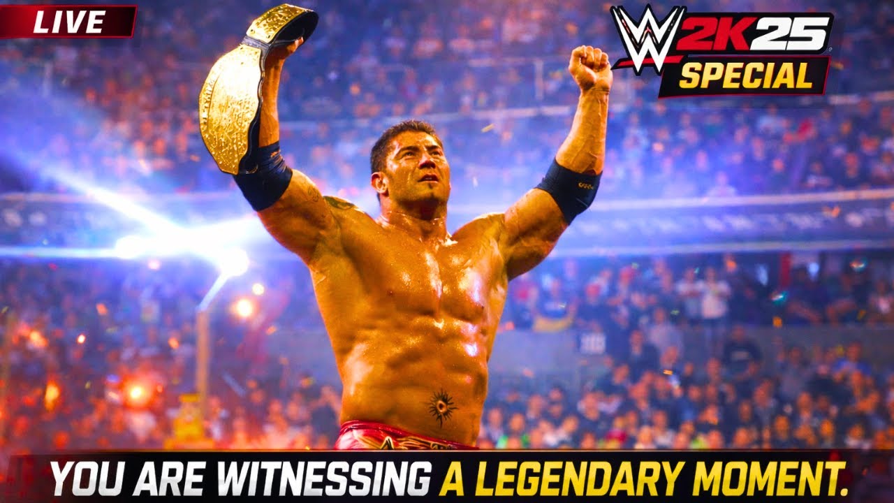 WWE 2K25 Batista Special Tamil Gameplay | The Animal Unleashed | Commander VKI | CMDVKI