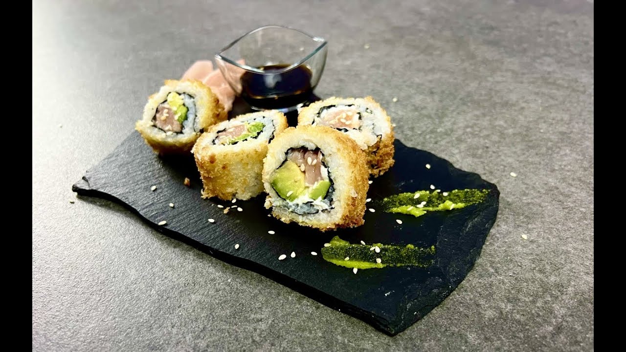 5-Minute Crispy Tempura Rolls | DIY Sushi Hack