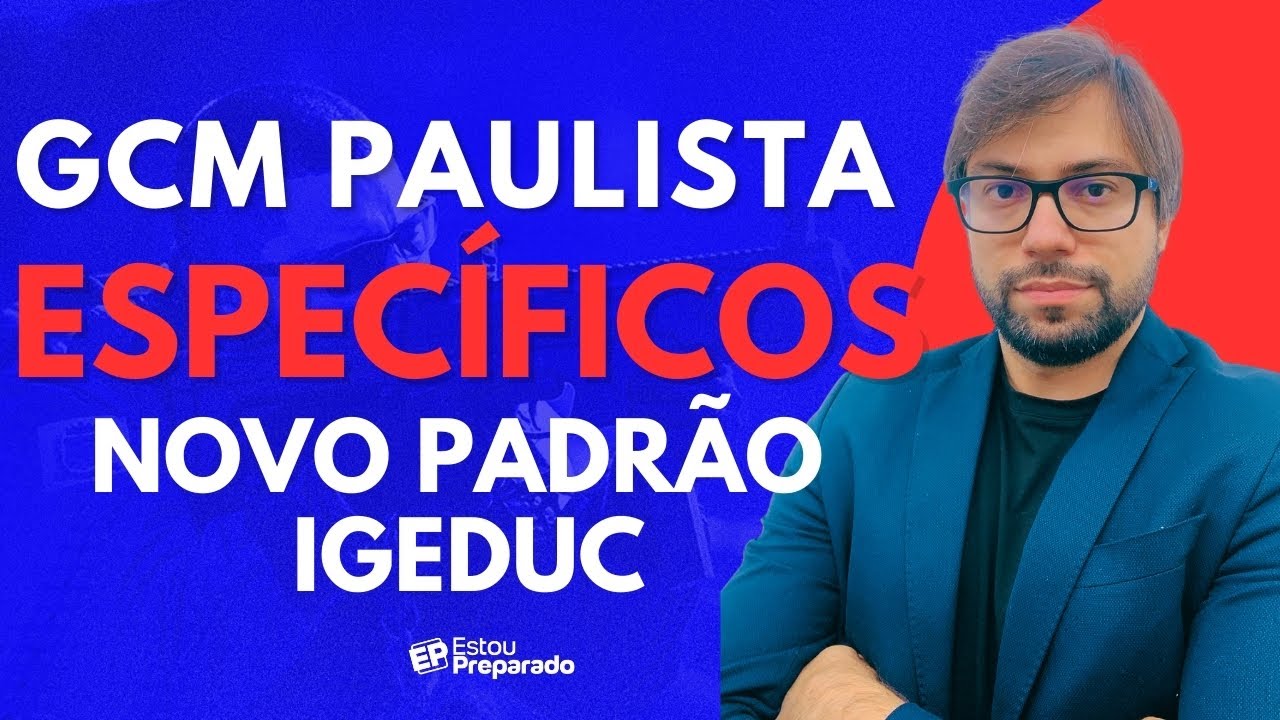 ESQUENTA GUARDA PAULISTA-PE: RESOLUÇÃO DE QUESTÕES IGEDUC: LEIS EXTRAVAGANTES com JÚLIO CEZAR MATOS