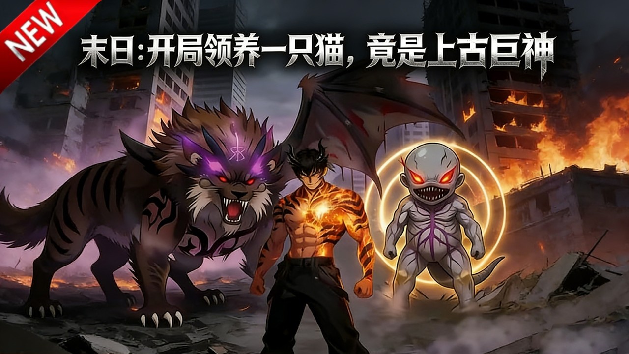 💥【新番上线】重生回到末日三天前，带着前世先知，这次要让仇人血债血偿！《末日：开局领养一只猫，竟是上古巨神》全集 Multi SUB #热血 #漫剧 #动漫魔女