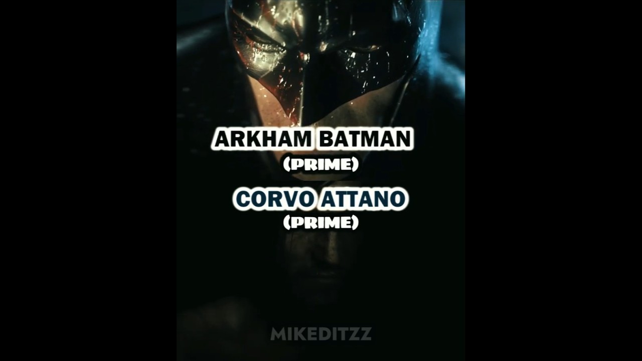 Arkham Batman vs Corvo Attano
