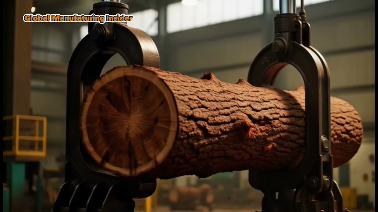 Satisfying Industrial Process: How Massive Sequoia Logs are Turned into Luxury Furniture