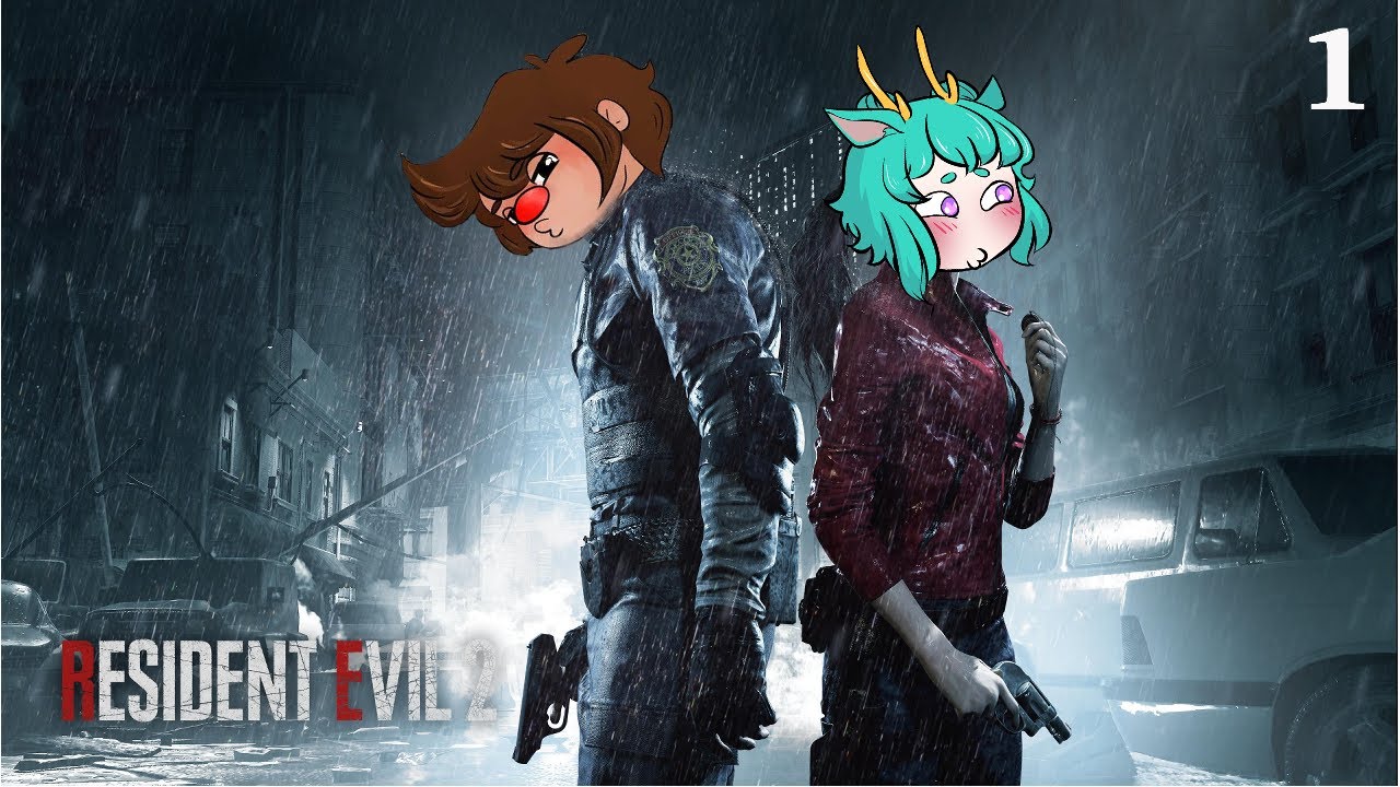 first day on the job, too many racoons - RE2R- Leon side (1)