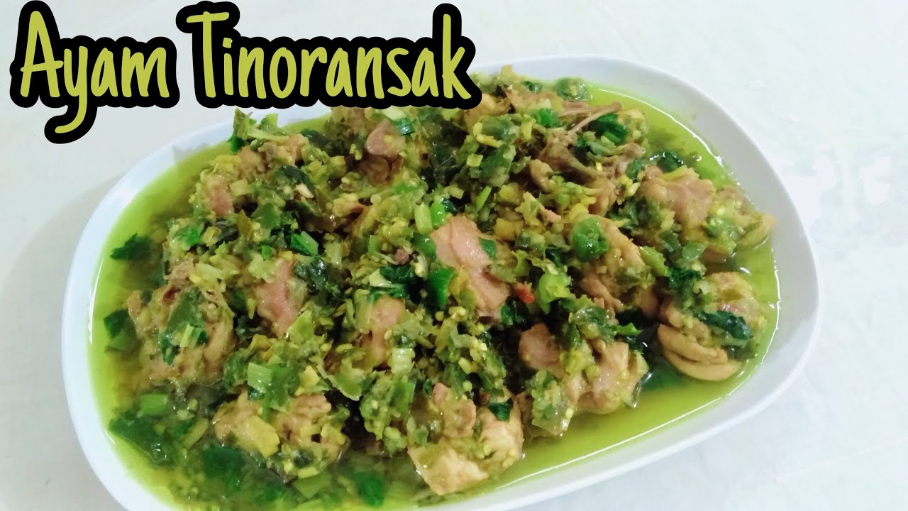 Resep Ayam Masak  Tinoransak • Bumbu khas Manado
