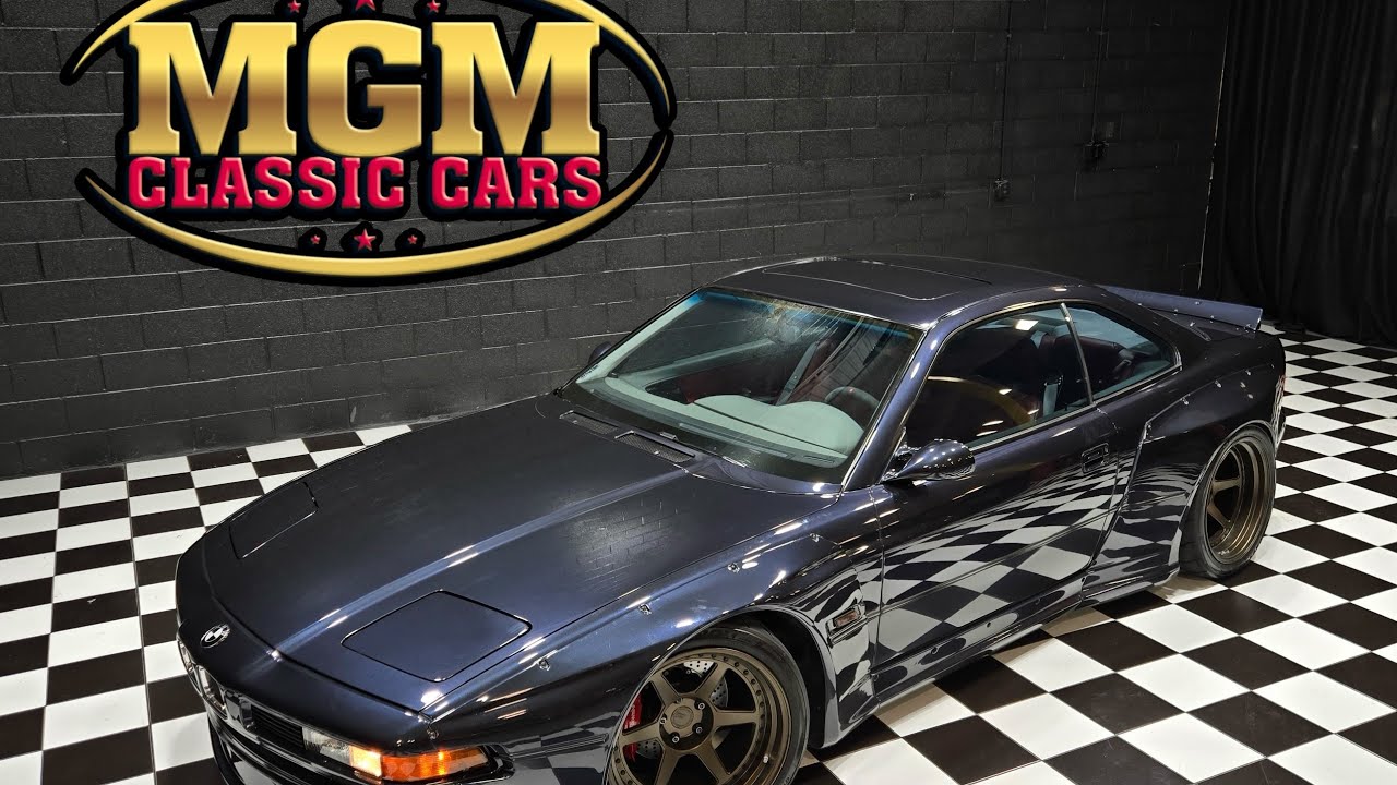 1995 BMW 850CI Pandem Widebody Custom DC Forged Air Ride SEMA Show Car  FOR SALE! WOW!